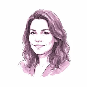 Retrato em aquarela de Rosângela Prado