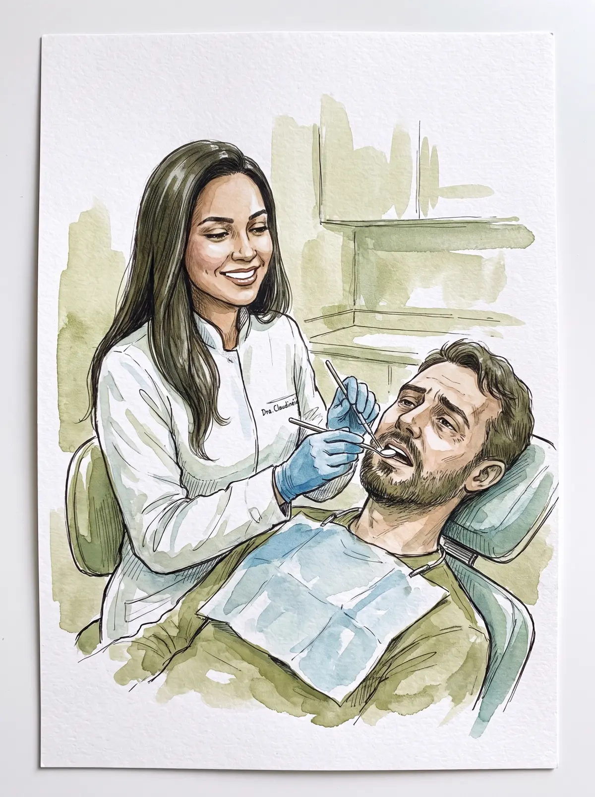 Paciente com dor de dente