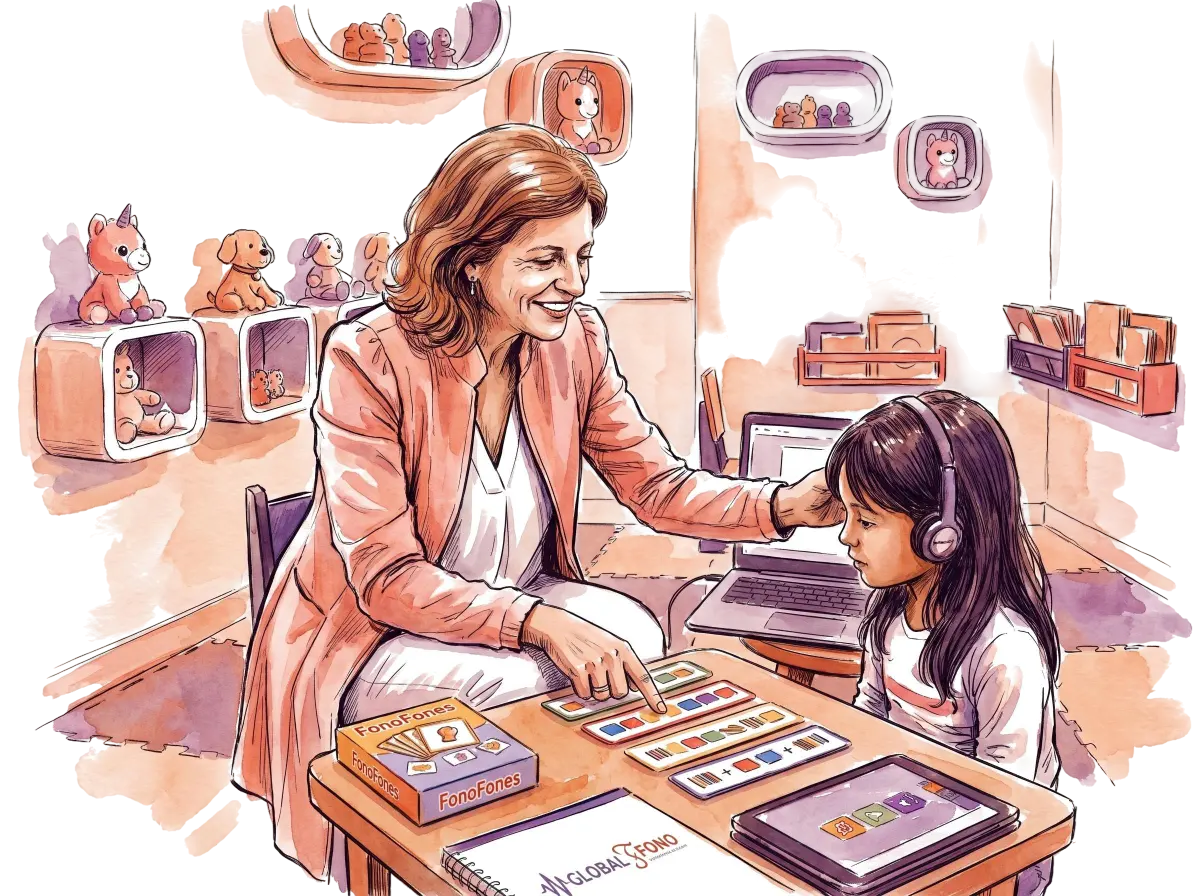 Estimulação de linguagem com criança pequena no tapete