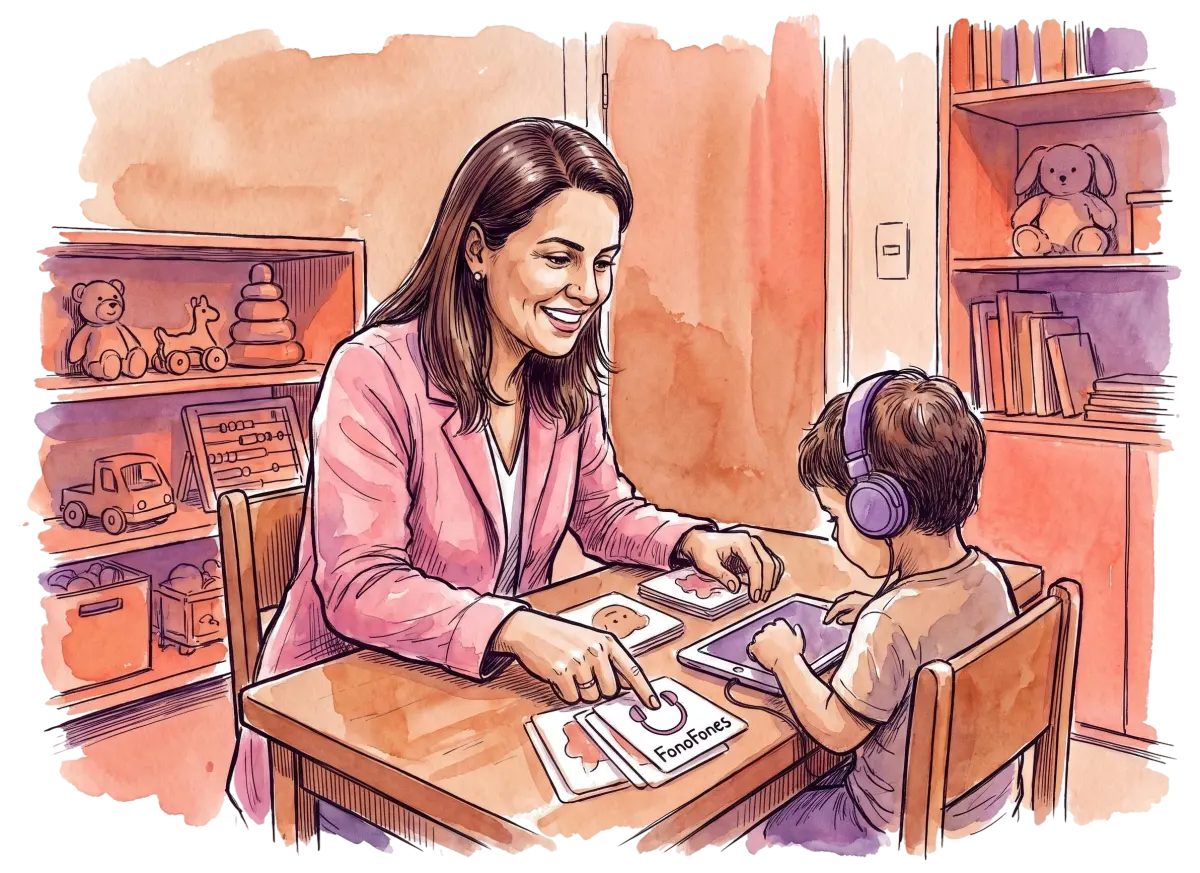 Apoio à leitura e escrita com criança em idade escolar