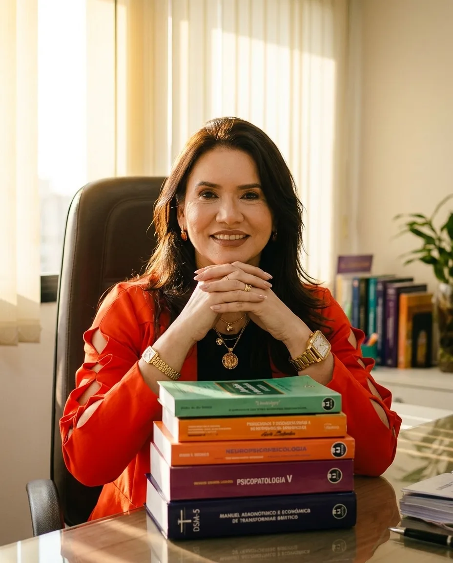 Retrato de Lucy Felix, psicóloga clínica